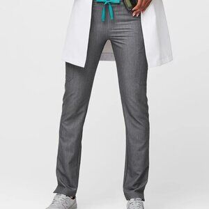 FIGS Yola Grey Skinny Scrub Pants Sz XS  Medical Nurse Doctor EMT